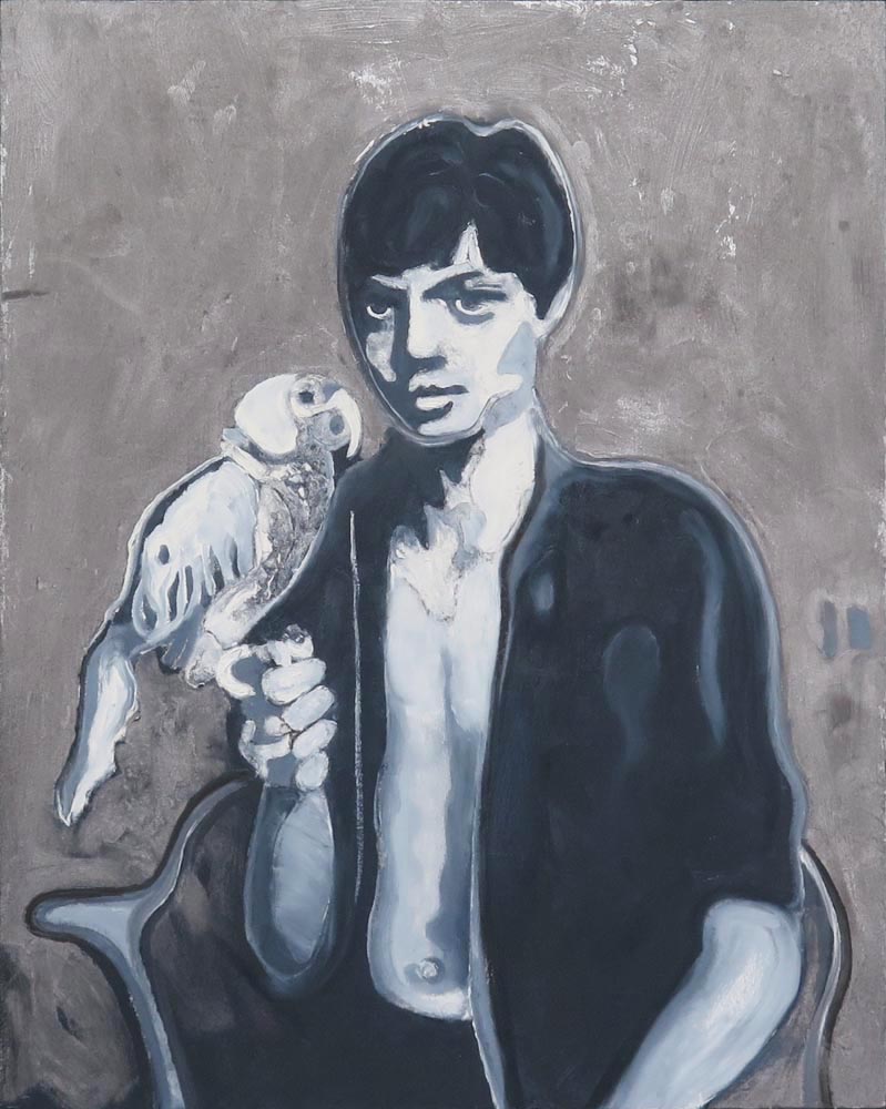Boy With Parrot